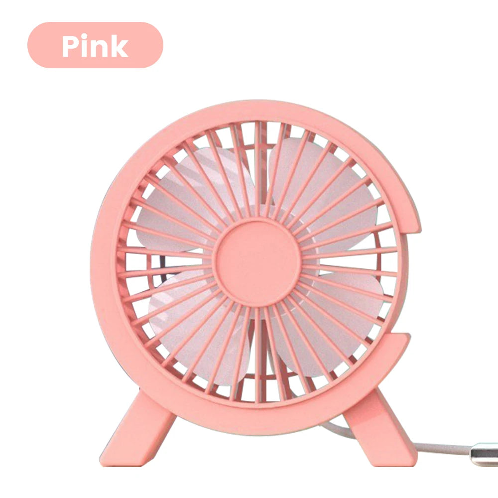 Mini ventilador de mesa USB recargable, ventilador portátil pequeño con alimentación USB para estudiantes, dormitorios, ordenador, hogar y oficina.