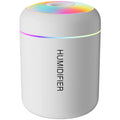 Mini humidificador de aire USB eléctrico de 180 ml, difusor de aromas y aceites esenciales, purificador de aire con función de aromaterapia, generador de niebla y luces LED para coche, hogar y dormitorio.